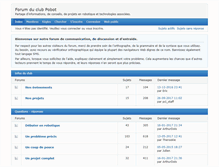 Tablet Screenshot of forum.pobot.org